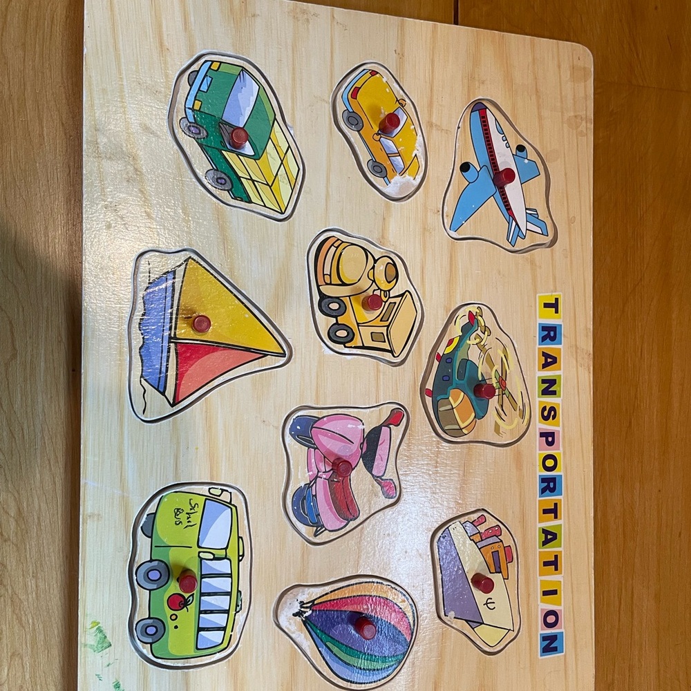 Transportation Puzzle for Kids